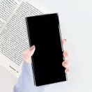 Apple iPhone 7 Plus / 8 Plus, Szilikon tok, sokszöges márvány minta, Wooze Geometric Marble, színes/fekete
