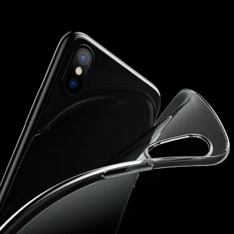   Apple iPhone 7 Plus / 8 Plus, Szilikon tok, sokszöges márvány minta, Wooze Geometric Marble, színes/fekete