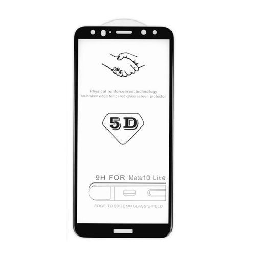 Samsung Galaxy A13 5G / A04s SM-A136U / A047F, Kijelzővédő fólia, ütésálló fólia (az íves részre is!), Tempered Glass (edzett üveg), fekete