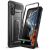 Samsung Galaxy S22 Plus 5G SM-S906, Műanyag hátlap védőtok, közepesen ütésálló, telefontartó gyűrű, kitámasztóval, övre fűzhető, SupCase Unicorn Beetle Pro, fekete