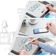   Univerzális toll, műanyag, (bármilyen kapacitív kijelzőhöz), Active Stylus Pen, rózsaszín