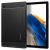 Samsung Galaxy Tab A8 10.5 (2021) SM-X200 / X205, Szilikon tok, Spigen Rugged Armor, karbon minta, fekete