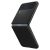Samsung Galaxy Z Flip3 5G SM-F711B, Műanyag hátlap védőtok, Spigen Thin Fit, fekete