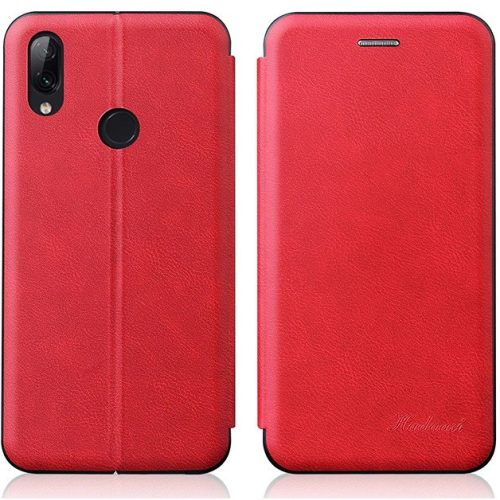 Xiaomi Redmi Note 9T 5G, Oldalra nyíló tok, stand, Wooze Protect And Dress Book, piros