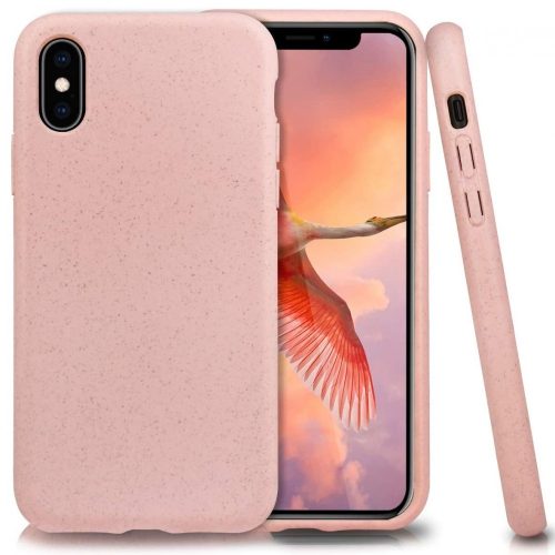 Huawei P50 Pro, Bioplasztik tok, környezetbarát, Wooze Bio, rózsaszín