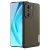Huawei Honor 60, Műanyag hátlap védőtok + szilikon keret, fényvisszaverő szövet hátlap, rács minta, Dux Ducis Fino, zöld
