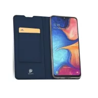   Motorola Edge 30 Pro / Edge Plus (2022), Oldalra nyíló tok, stand, Dux Ducis, sötétkék