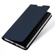   Motorola Edge 30 Pro / Edge Plus (2022), Oldalra nyíló tok, stand, Dux Ducis, sötétkék