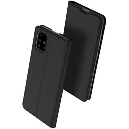Motorola Edge 30 Pro / Edge Plus (2022), Oldalra nyíló tok, stand, Dux Ducis, fekete