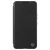 Samsung Galaxy S22 5G SM-S901, Oldalra nyíló tok, kamera védelem, Nillkin Qin Pro Plain Leather Cloth, fekete