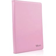   Univerzális TabletPC tok, mappa tok, 10", stand, Blun, rózsaszín