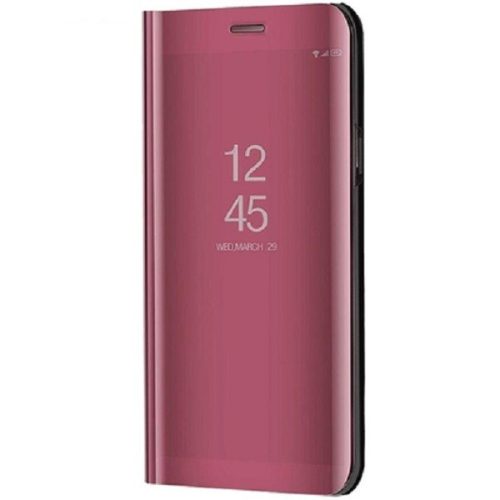 Huawei Honor X8 4G / X30i / Play 6T Pro, Oldalra nyíló tok, hívás mutatóval, Smart View Cover, vörösarany (utángyártott)