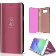  Huawei Honor Magic 4 Lite / X9 4G / X9 5G / X30, Oldalra nyíló tok, hívás mutatóval, Smart View Cover, vörösarany (utángyártott)