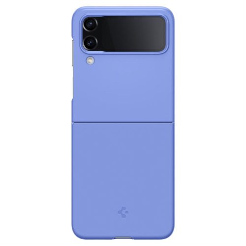Samsung Galaxy Z Flip4 SM-F721B, Műanyag hátlap védőtok, Spigen Airskin, ultravékony, kék