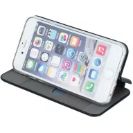   Apple iPhone 14 Pro Max, Oldalra nyíló tok, stand, Forcell Elegance, fekete