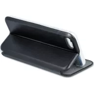   Apple iPhone 14 Pro Max, Oldalra nyíló tok, stand, Forcell Elegance, fekete