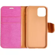   Apple iPhone 14 Pro Max, Oldalra nyíló tok, stand, Canvas Book, rózsaszín