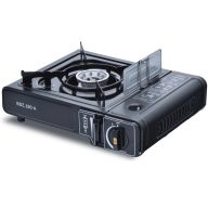   Hordozható gáztűzhely, 1 gázrózsás, táskával, BDZ-180-A, fekete (sérült csomagolás)