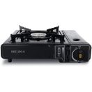 Hordozható gáztűzhely, 1 gázrózsás, táskával, BDZ-180-A, fekete (sérült csomagolás)