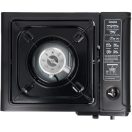 Hordozható gáztűzhely, 1 gázrózsás, táskával, BDZ-180-A, fekete (sérült csomagolás)