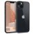Apple iPhone 14 Plus, Műanyag hátlap védőtok + keret, közepesen ütésálló, Spigen Caseology Skyfall, átlátszó/fekete