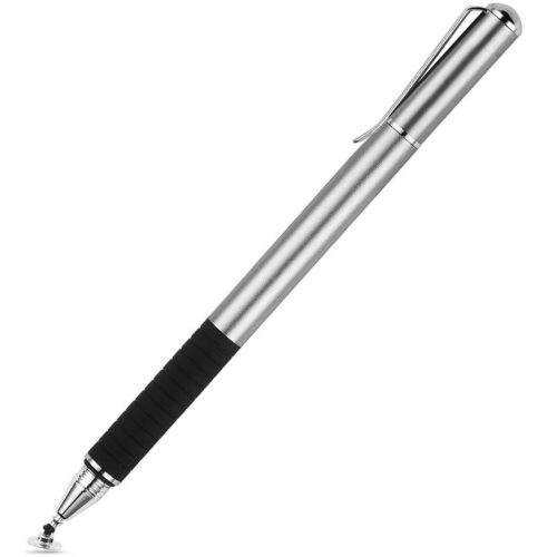 Univerzális toll, (bármilyen kapacitív kijelzőhöz), Stylus Pen, ezüst