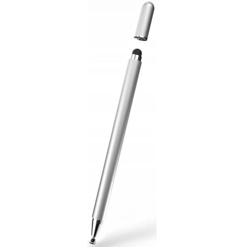 Univerzális toll, (bármilyen kapacitív kijelzőhöz), Magnet Stylus Pen, ezüst