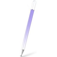   Univerzális toll, (bármilyen kapacitív kijelzőhöz), színátmenetes, Ombre Stylus Pen, lila/fehér