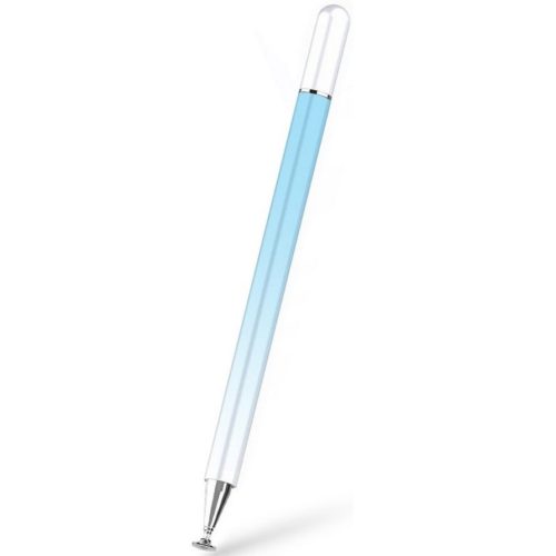 Univerzális toll, (bármilyen kapacitív kijelzőhöz), színátmenetes, Ombre Stylus Pen, világoskék/fehér