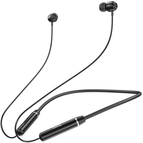 Bluetooth sztereó fülhallgató, v5.0, sportoláshoz, mikrofon, funkció gomb, Hoco ES53 Coolway, fekete