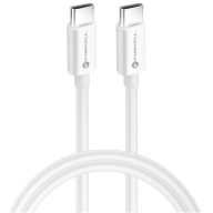   USB Type-C töltő- és adatkábel, USB Type-C, 100 cm, 5000 mA, 100W, gyorstöltés, PD, QC 4.0, C339, fehér