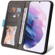   Apple iPhone 14 Pro, Oldalra nyíló tok, stand, kártyatartóval, kézpánttal, Wooze Colour Wallet, kék