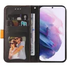 Huawei Honor 50 / Nova 9, Oldalra nyíló tok, stand, kártyatartóval, kézpánttal, Wooze Colour Wallet, narancssárga