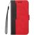Samsung Galaxy A22 4G SM-A225F, Oldalra nyíló tok, stand, kártyatartóval, kézpánttal, Wooze Colour Wallet, piros