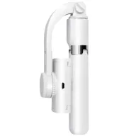   Selfie bot 3in1, 19 - 86 cm, 360°-ban forgatható, exponáló gombbal, bluetooth-os, v4.0, tripod állvány funkció, gimbal, SSTR-L08, fehér