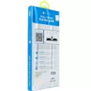Samsung Galaxy S23 SM-S911, Kijelzővédő fólia, ütésálló fólia, Tempered Glass (edzett üveg), ujjlenyomat támogatás, 5D, Full Cover, Nano Flexi Glass, fekete