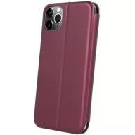   Realme C31, Oldalra nyíló tok, stand, Forcell Elegance, bordó