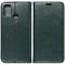 Oppo A57 5G / A77 5G, Oldalra nyíló tok, stand, Magnet Book, zöld