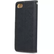   Oppo A17, Oldalra nyíló tok, stand, Fancy Book, fekete/arany