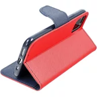   Realme Narzo 50A, Oldalra nyíló tok, stand, Fancy Book, piros