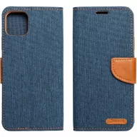   Xiaomi 12 Lite, Oldalra nyíló tok, stand, Canvas Book, sötétkék