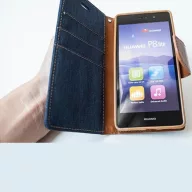  Xiaomi 12 Lite, Oldalra nyíló tok, stand, Canvas Book, sötétkék