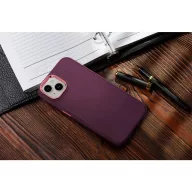   Samsung Galaxy S23 Ultra SM-S918, Szilikon tok, közepesen ütésálló, fémhatású kamera keret, Frame Case, lila