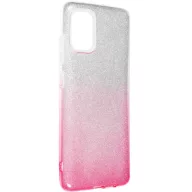   Apple iPhone 14 Plus, Szilikon tok, csillogó, Forcell Shining, vörösrarany/ezüst