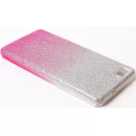   Apple iPhone 14 Plus, Szilikon tok, csillogó, Forcell Shining, vörösrarany/ezüst