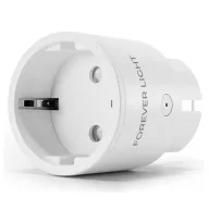   Intelligens hálózati töltő aljzat, Wifi-s, telefonról vezérelhető, időzíthető, Forever, fehér