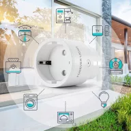   Intelligens hálózati töltő aljzat, Wifi-s, telefonról vezérelhető, időzíthető, Forever, fehér