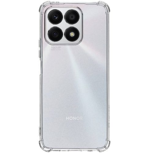 Huawei Honor X8a, Szilikon tok, légpárnás sarok, Tactical TPU Plyo, átlátszó