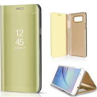   Xiaomi 13 Lite / Civi 2, Oldalra nyíló tok, hívás mutatóval, Smart View Cover, arany (utángyártott)