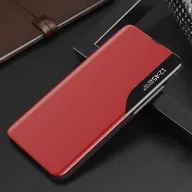   Xiaomi 13 Pro, Oldalra nyíló tok, stand, hívás mutatóval, Wooze FashionBook, piros
